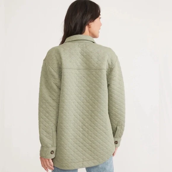 Marine Layer Corbet Quilted Shirt Jacket - Picture 3 of 11
